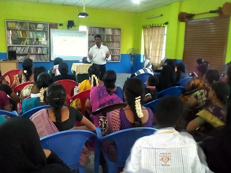 Learners seated together during a classroom lecture